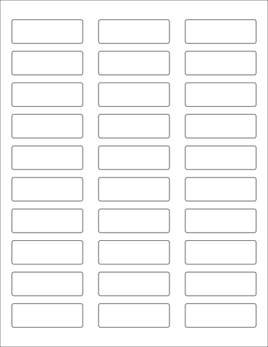 WL-6950 地址标签模板矢量绘图